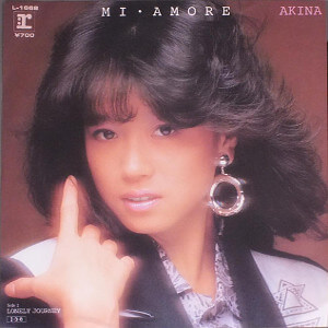 中森明菜　ミ・アモーレレコードジャケット